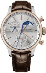 Zegarek męski Aerowatch 78986-BI03 brązowy. Brązowe zegarki męskie NoName, bez wzorów. Za 2,780.00 zł.