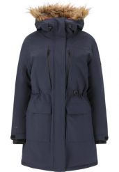 Parka damska z kapturem Whistler Bluff 10000. Niebieskie parki damskie Whistler, bez wzorów, z poliesteru, z kapturem. Za 596.00 zł.