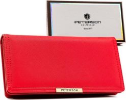 Peterson Duży portfel damski ze skóry ekologicznej - Peterson NoSize. Portfele damskie Peterson, ze skóry ekologicznej. Za 103.54 zł.