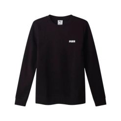 Bluza damska Puma ESS SMALL LOGO CREW FL 68831401. Czarne bluzy damskie Puma, m, bez wzorów, z bawełny, klasyczne, bez ramiączek, bez kaptura. Za 129.94 zł.