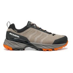 Buty trekkingowe dla dorosłych SCARPA Rush Trail GTX. Brązowe trekkingi męskie Scarpa, z gore-texu, bez zapięcia. Za 959.10 zł.