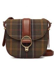Barbour Torebka Tartan LBA0504TN11 Brązowy. Brązowe listonoszki damskie Barbour, bez wzorów, z materiału, bez dodatków. Za 709.99 zł.