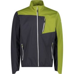 Kurtka wodoodporna CMP. Niebieskie kurtki męskie CMP, bez wzorów, z softshellu, bez kaptura, trekkingowe. Za 381.30 zł.