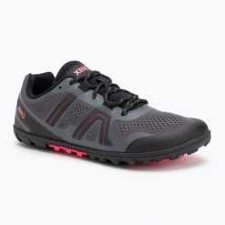 Buty barefoot damskie Xero Shoes Mesa Trail II. Szare obuwie trekkingowe damskie XERO SHOES, bez zapięcia. Za 589.99 zł.