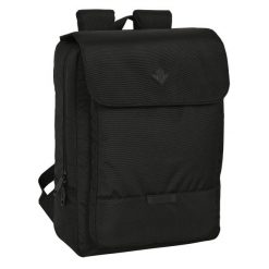 Plecak na Laptopa Real Betis Balompié Czarny. Czarne plecaki męskie MBRANDS, bez wzorów. Za 258.20 zł.