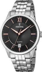 Zegarek Festina Zegarek męski Festina F20425-6 srebrny. Szare zegarki męskie Festina, bez wzorów, srebrne. Za 381.00 zł.