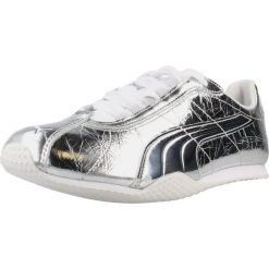 Buty PUMA YELLOW 40704301 Srebrny. Szare obuwie trekkingowe damskie Puma, ze skóry, bez zapięcia. Za 391.99 zł.