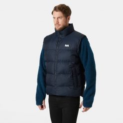 Kurtka puchowa bez rękawów Helly Hansen Active. Niebieskie kurtki męskie Helly Hansen, m, bez wzorów, z puchu, bez kaptura. W wyprzedaży za 603.50 zł.