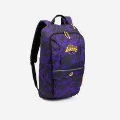 Plecak do koszykówki NBA Lakers 20 L. Plecaki męskie KIPSTA, bez wzorów, z materiału. Za 129.99 zł.