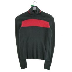 Damski czerwony sweter z golfem. Czerwone swetry nierozpinane damskie Ralph Lauren, m, bez wzorów, z materiału, eleganckie, bez kołnierzyka, bez ramiączek. Za 59.60 zł.