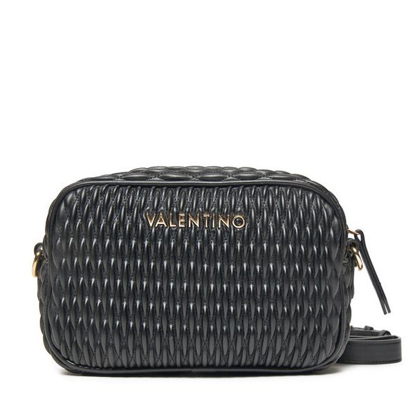 Torebka Valentino. Czarne listonoszki damskie Valentino, bez wzorów, bez dodatków. Za 439.99 zł.