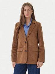 ONLY Marynarka Tulip 15363774 Brązowy Relaxed Fit. Brązowe marynarki i żakiety damskie ONLY, bez wzorów, ze skóry, bez kołnierzyka, bez ramiączek. Za 329.99 zł.