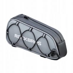 Torba rowerowa Rockbros na ramę odblaskowa saszetka 0,9 L. Szare torby na ramię męskie ROCKBROS, z poliesteru. Za 54.99 zł.