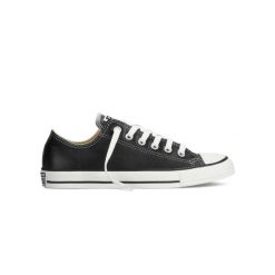 Buty na co dzień damskie CONVERSE niskie trampki skóra. Czarne trampki i tenisówki damskie Converse, bez wzorów, ze skóry, bez zapięcia. Za 349.00 zł.