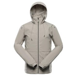 Kurtka męska miejska przeciwdeszczowa Alpine Pro Remon. Brązowe kurtki męskie Alpine Pro, m, bez wzorów, sportowe, bez kaptura. W wyprzedaży za 409.00 zł.