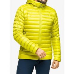 Kurtka puchowa męska Montane Anti-Freeze Hoodie. Żółte kurtki męskie Montane, m, bez wzorów, z puchu, sportowe, bez kaptura. Za 957.45 zł.