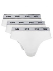 HUGO Komplet fig Triplet Pack Briefs 50545694 Biały. Białe majtki damskie Hugo, z bawełny. Za 149.99 zł.