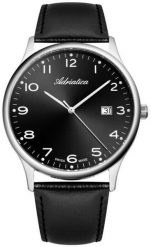 Zegarek męski Adriatica A1293.5224Q czarny. Czarne zegarki męskie Adriatica, bez wzorów. Za 789.00 zł.