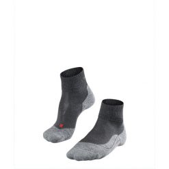 Skarpetki Falke TK5 Short. Szare skarpety męskie Falke, bez wzorów, z poliamidu. Za 156.50 zł.