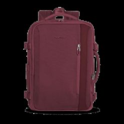 WINGS Plecak wielofunkcyjny SKYLARK poszerzany BURGUNDY. Czerwone plecaki męskie Wings, bez wzorów, z materiału. Za 249.90 zł.