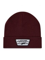 Vans Czapka Milford Beanie V00UOU4QU Bordowy. Czerwone czapki damskie Vans, na zimę, bez wzorów, z syntetyku. Za 109.99 zł.