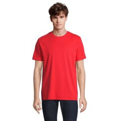 Koszulka Organiczna Unisex Dla Dorosłych Legend. Czerwone bluzki damskie SOL'S, s, bez wzorów, sportowe, bez kołnierzyka, bez ramiączek. Za 54.99 zł.