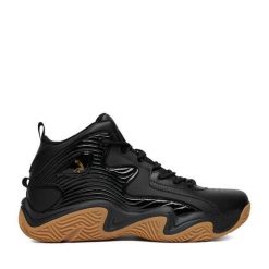 Buty do koszykówki SHAQ. Czarne buty sportowe męskie Shaq, bez wzorów, bez zapięcia, do koszykówki. Za 349.99 zł.