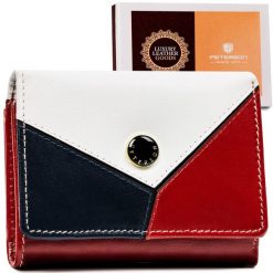 Portfel skórzany Peterson [DH] PTN RD-17-GCL-Y czerwony. Czerwone portfele damskie Peterson, ze skóry. Za 79.99 zł.