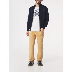 Sweter Męski TBS Axelegil. Niebieskie swetry męskie TBS, m, bez wzorów, z bawełny, klasyczne, bez kołnierzyka, bez ramiączek. Za 369.00 zł.