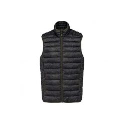 Lekka kurtka puchowa bez rękawów Kariban. Brązowe kurtki męskie KARIBAN, m, bez wzorów, z puchu, bez kaptura. Za 227.50 zł.