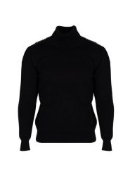 Les Hommes Sweter "Turtle" | LBK1000585U | Mężczyzna | Czarny. Czarne swetry męskie Les Hommes, na jesień, m, bez wzorów, z tkaniny, bez kołnierzyka, bez ramiączek. W wyprzedaży za 999.00 zł.