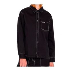 Koszula turystyczna damska Volcom Stone Kraft. Czarne koszule damskie Volcom, s, bez wzorów, z bawełny, casualowe, bez kołnierzyka, bez ramiączek. W wyprzedaży za 320.10 zł.