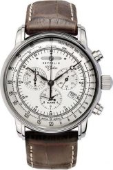 Zegarek Zeppelin męski 100 Jahre 7680-1 Quarz srebrny. Szare zegarki męskie Zeppelin, bez wzorów, srebrne. Za 1,134.99 zł.