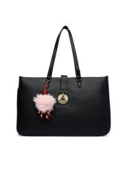 LOVE MOSCHINO Torebka JC4239PP0PKI0000 Czarny. Czarne shopperki damskie Love Moschino, bez wzorów, ze skóry, bez dodatków. Za 1,139.00 zł.