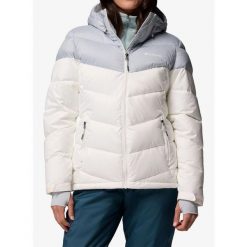 Kurtka damska Columbia Abbott Peak II Insulated Jacket - sea salt/cirrus grey M. Białe kurtki sportowe damskie Columbia, na zimę, m, bez wzorów, bez ramiączek, bez kaptura, narciarskie. Za 646.79 zł.