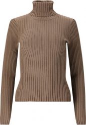 Sweter damski Athlecia Jelina. Białe swetry nierozpinane damskie Athlecia, l, bez wzorów, z materiału, biznesowe, bez kołnierzyka, bez ramiączek. Za 233.50 zł.