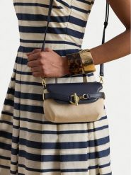 LAUREN RALPH LAUREN Torebka 431P10121001 Granatowy. Niebieskie listonoszki damskie Lauren Ralph Lauren, bez wzorów, z materiału, bez dodatków. Za 1,053.99 zł.