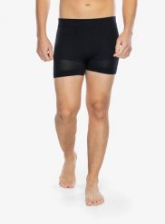 Bokserki termoaktywne męskie Ortovox 120 Comp Light Boxer. Czarne bokserki męskie ORTOVOX, bez wzorów, z materiału. Za 186.99 zł.