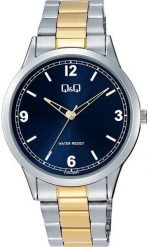Zegarek Q&Q C10A-056P męski klasyczny niebieska tarcza cyfry . Niebieskie zegarki męskie Q&Q, bez wzorów. Za 129.00 zł.