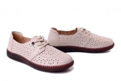 ARTIKER RELAKS 58C1511 beige, półbuty damskie. Brązowe półbuty damskie Artiker Relaks, na lato, w ażurowe wzory, ze skóry, bez obcasa, bez zapięcia. Za 165.67 zł.