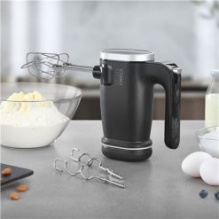 Caso Cordless Hand Mixer | Click & Mix | Hand Mixer | 150 W | Number of speeds 8 | Stainless Steel/Black. Czarne miksery Caso. Za 334.17 zł.
