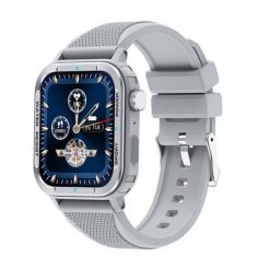 Smartwatch Colmi M41 (srebrny). Szare, cyfrowe smartbandy Colmi, z aplikacjami. Za 89.00 zł.