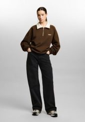 Bluza sportowa damska Prosto Coach bez kaptura. Brązowe bluzy damskie Prosto., m, bez wzorów, z dzianiny, sportowe, bez ramiączek, bez kaptura. Za 254.99 zł.