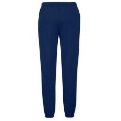 Męskie Spodnie Do Biegania Z Elastycznymi Mankietami. Niebieskie spodnie sportowe męskie fruit of the loom, m, bez wzorów, do biegania. Za 72.99 zł.