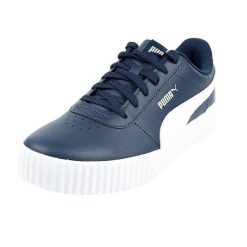 Damskie Skórzane Buty Sportowe Carina. Niebieskie obuwie trekkingowe damskie Puma, bez zapięcia. Za 217.99 zł.