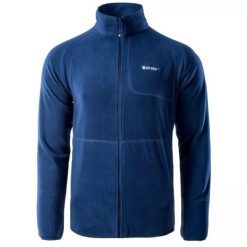 Polar męski Hi-Tec Camolin - niebieski, Rozmiar M. Niebieskie bluzy sportowe męskie Hi-tec, m, bez wzorów, z materiału, bez kaptura. Za 89.99 zł.