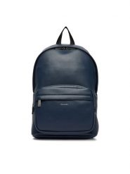 Calvin Klein Plecak podróżny Raised Round Backpack LV04D3155G Granatowy. Niebieskie plecaki męskie Calvin Klein, bez wzorów, ze skóry. Za 649.99 zł.