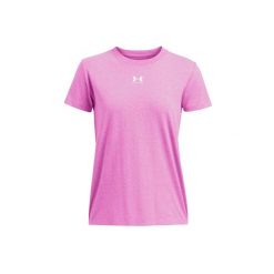 Koszulka damska Under Armour Rival Core SS. Czerwone koszulki sportowe damskie Under Armour, s, bez wzorów, bez ramiączek. Za 79.99 zł.