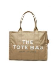 Marc Jacobs Torebka M0016156 Beżowy. Brązowe shopperki damskie Marc Jacobs, bez wzorów, z materiału, bez dodatków. Za 959.99 zł.