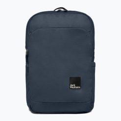 Plecak miejski Jack Wolfskin Terraview. Niebieskie plecaki damskie Jack Wolfskin, bez wzorów. Za 219.99 zł.